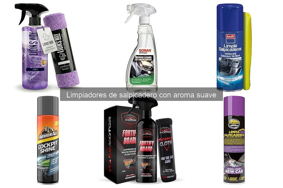 Beneficios de los Limpiadores de Salpicadero con Aroma Suave