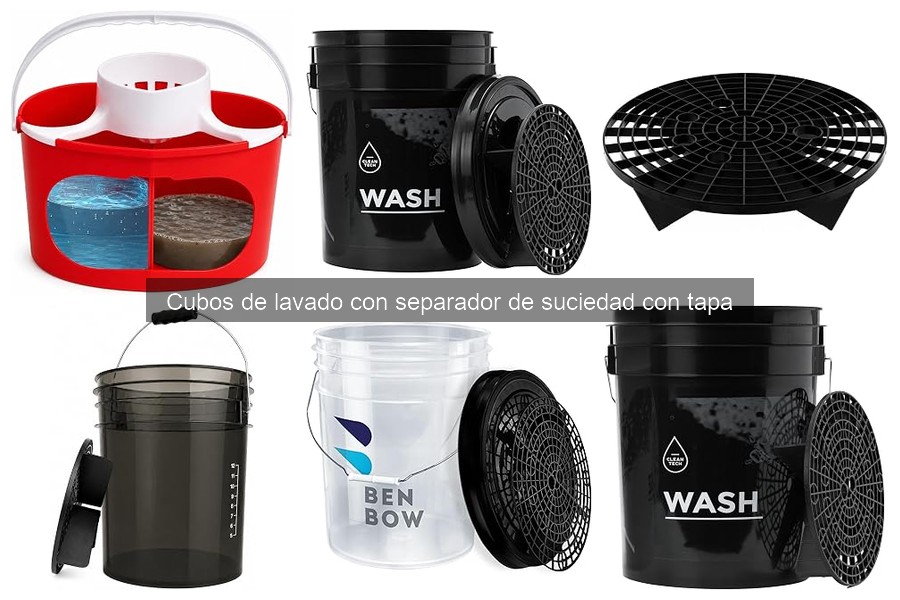 Beneficios de un cubo de lavado con separador de suciedad