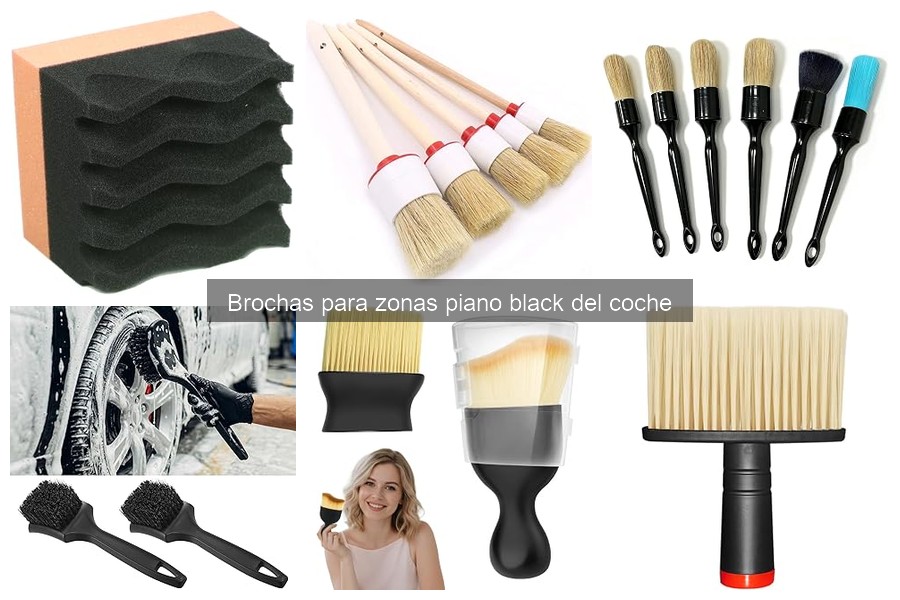 Brochas para zonas piano black del coche: ¿Qué son y cómo usarlas?