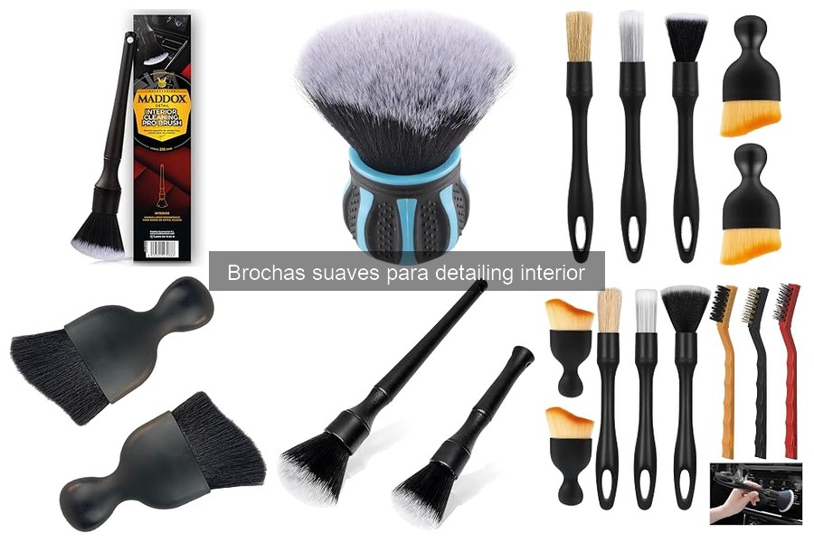 Brochas suaves para detailing interior: ¿Qué son y sus usos?