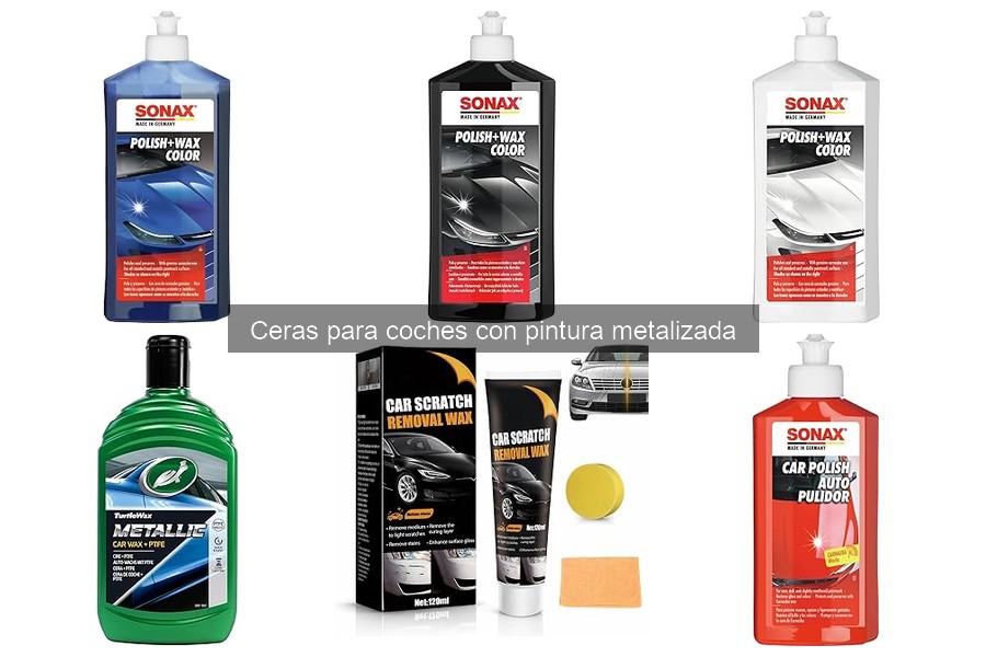 Ceras para coches con pintura metalizada: ¿Qué son y beneficios?