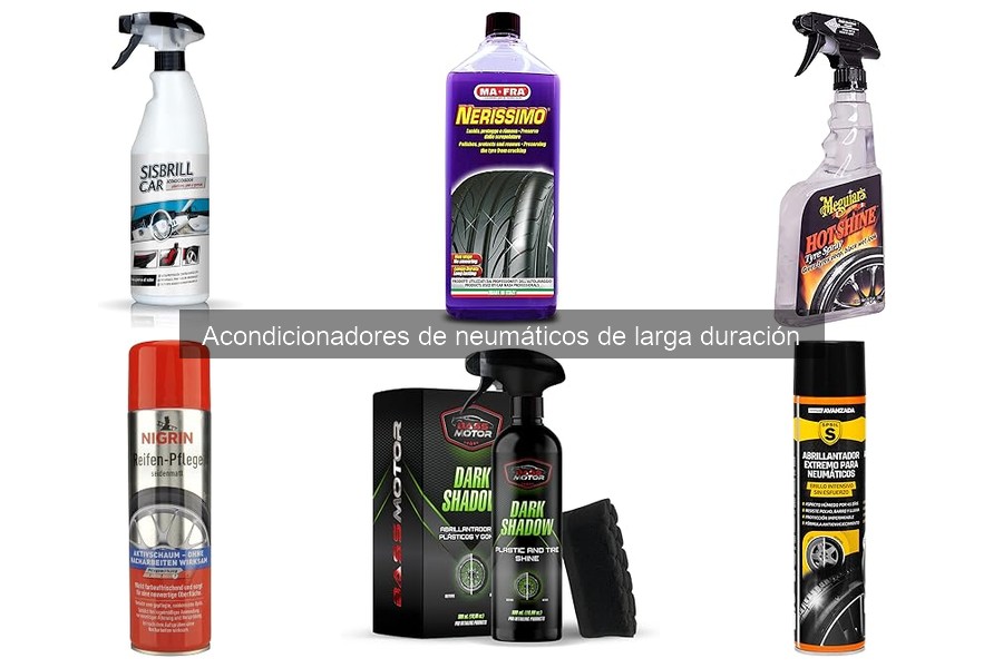 Cómo aplicar acondicionador de neumáticos de larga duración