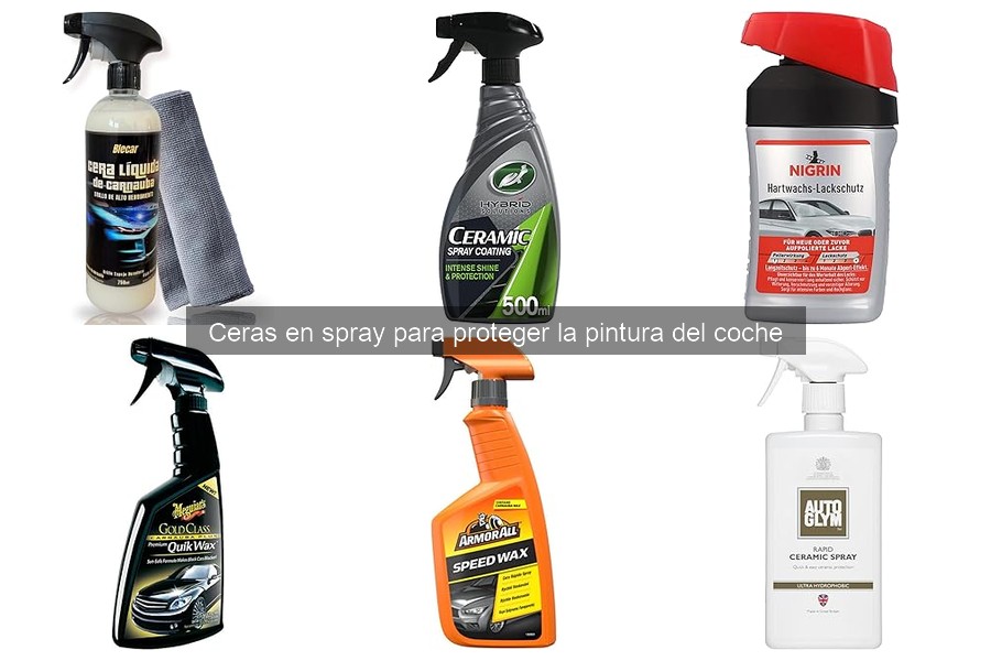Cómo aplicar cera en spray para proteger la pintura del coche