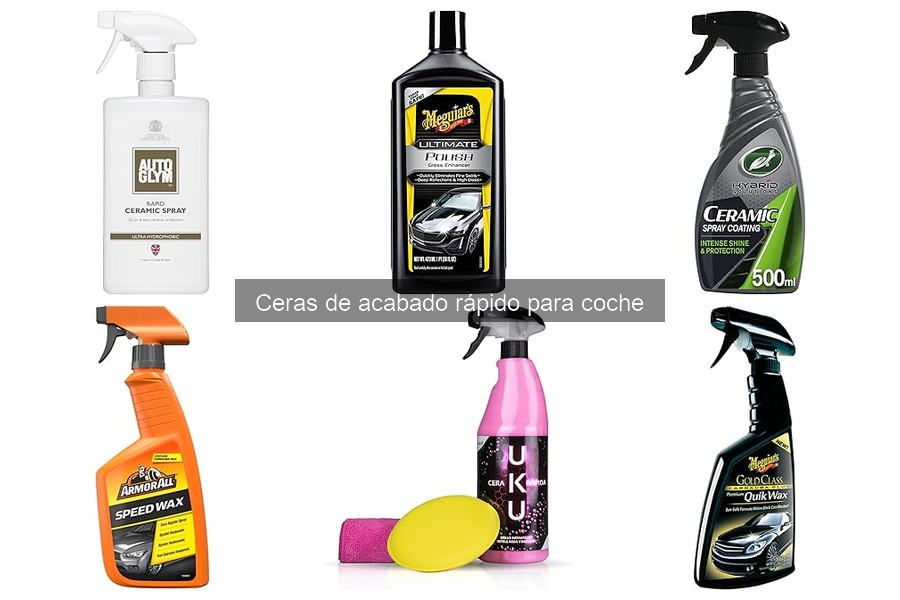 Cómo aplicar ceras de acabado rápido en el coche