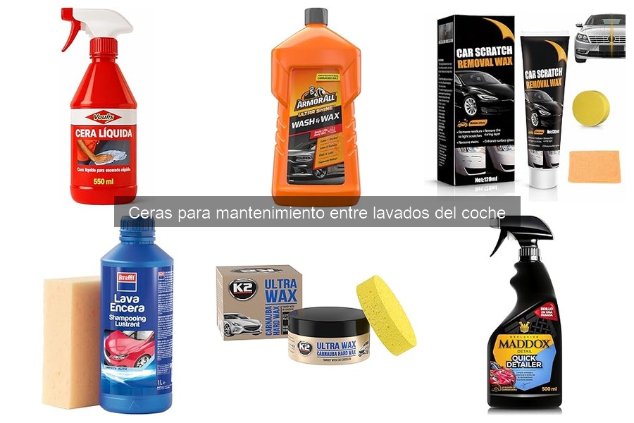 Cómo aplicar ceras para mantenimiento entre lavados del coche