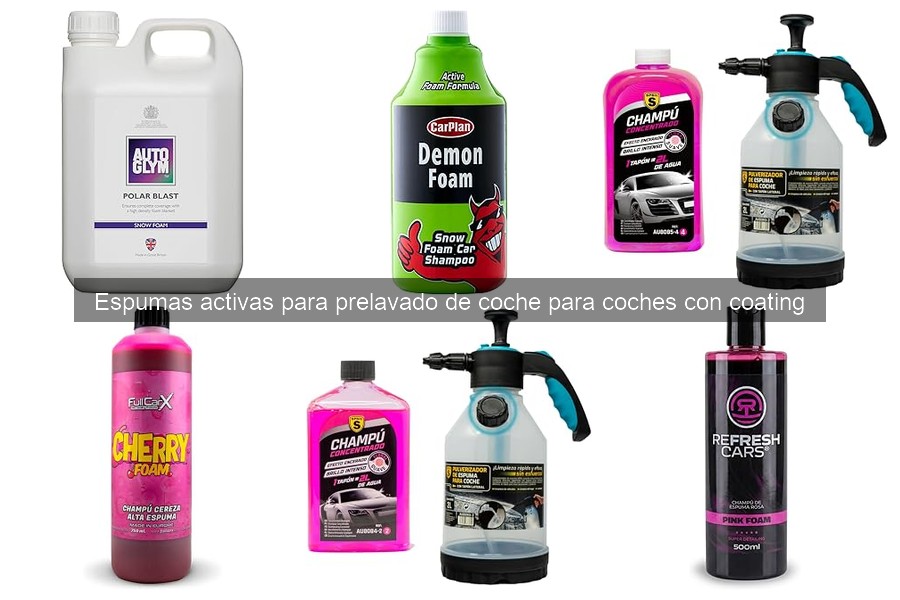 Cómo aplicar espuma activa en coches con coating