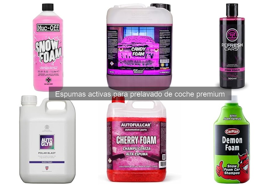 Cómo aplicar espuma activa para prelavado de coche correctamente