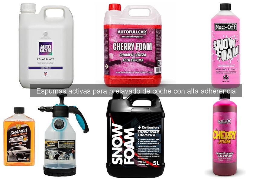 Cómo aplicar espuma activa para prelavado de coche