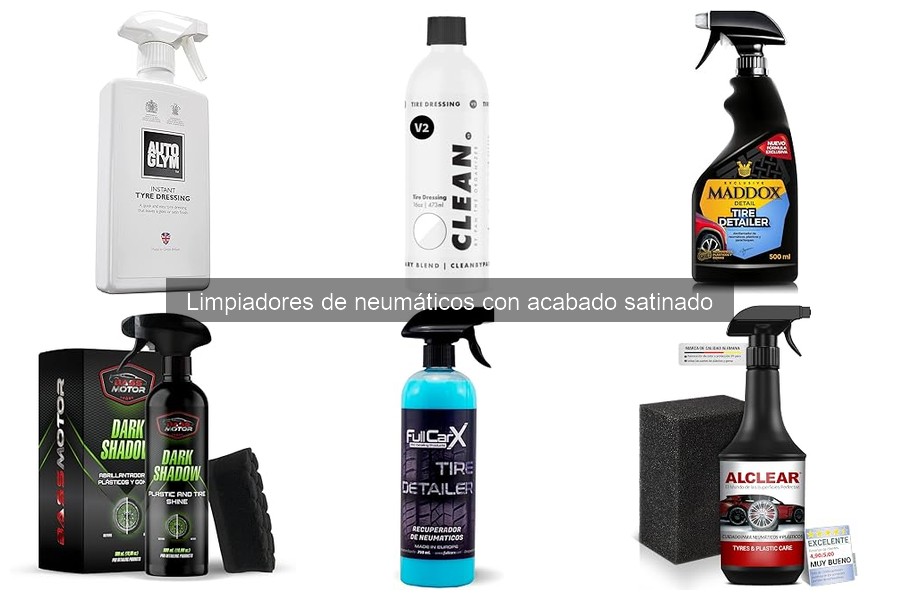 Cómo aplicar limpiador de neumáticos con acabado satinado