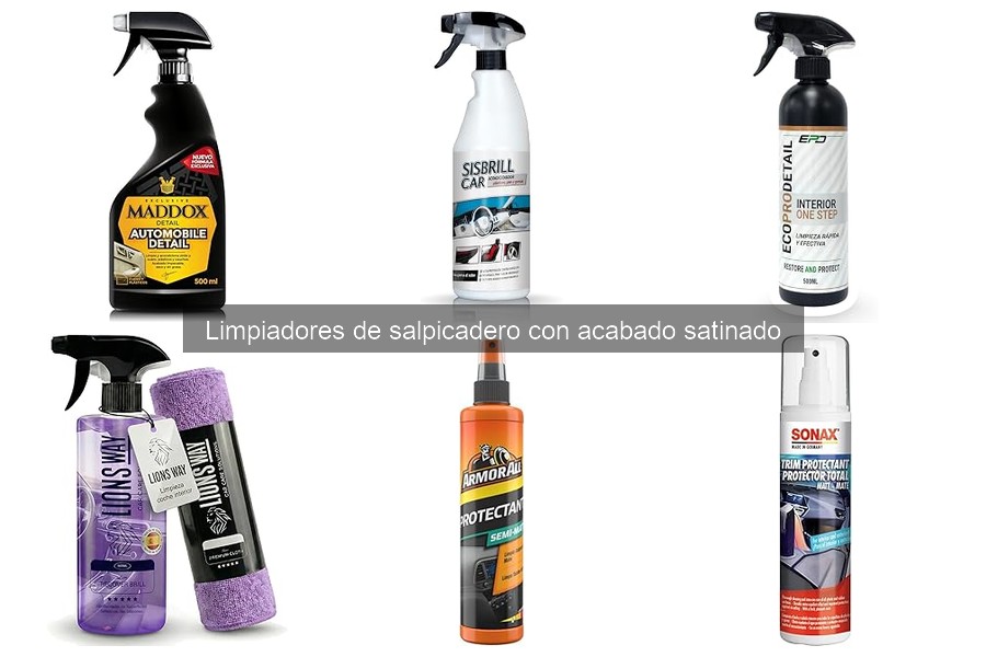 Cómo aplicar limpiador de salpicadero para un acabado satinado