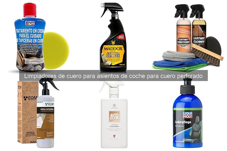 Cómo aplicar limpiador en asientos de cuero perforado