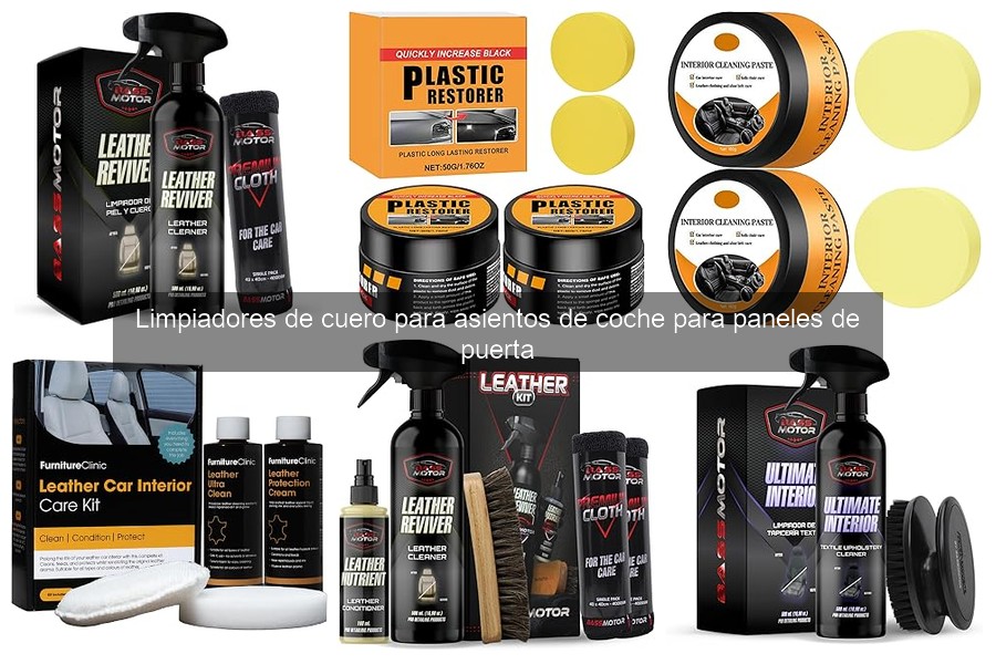 Cómo aplicar limpiadores de cuero en asientos de coche