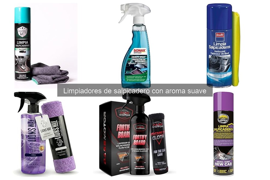 Cómo aplicar un limpiador de salpicadero con aroma suave