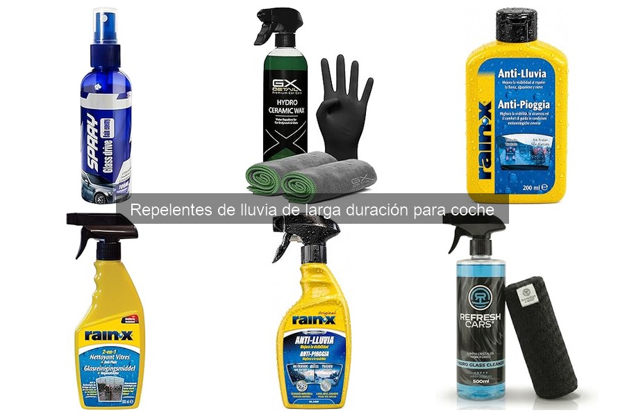 Cómo aplicar un repelente de lluvia en tu coche correctamente