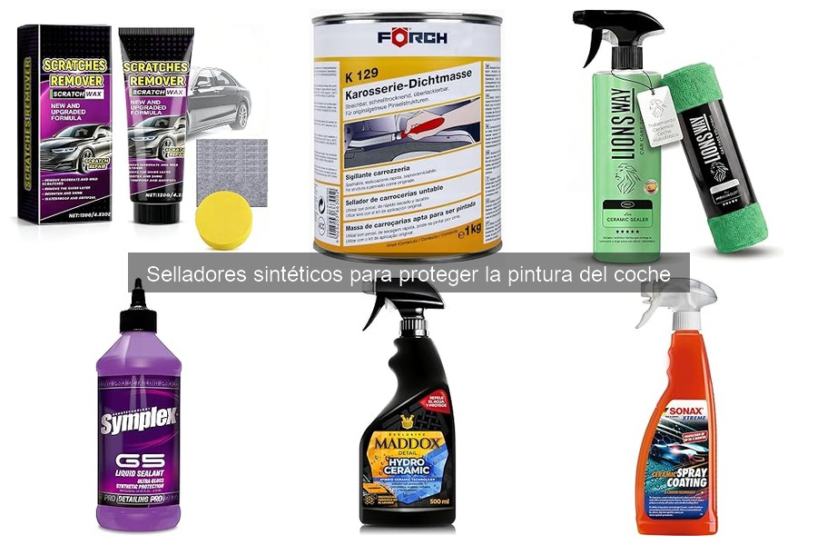 Cómo aplicar un sellador sintético en la pintura del coche