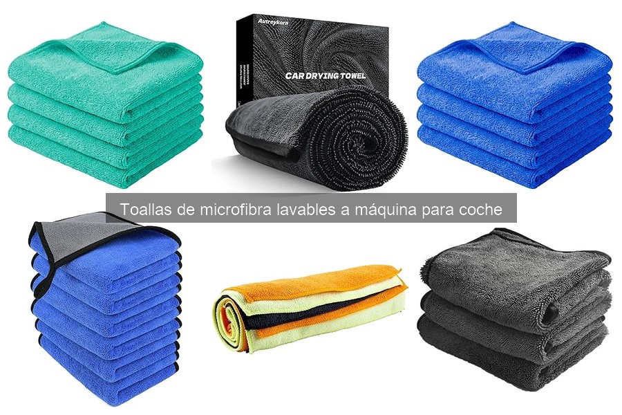 Cómo cuidar y mantener toallas de microfibra lavables para coche