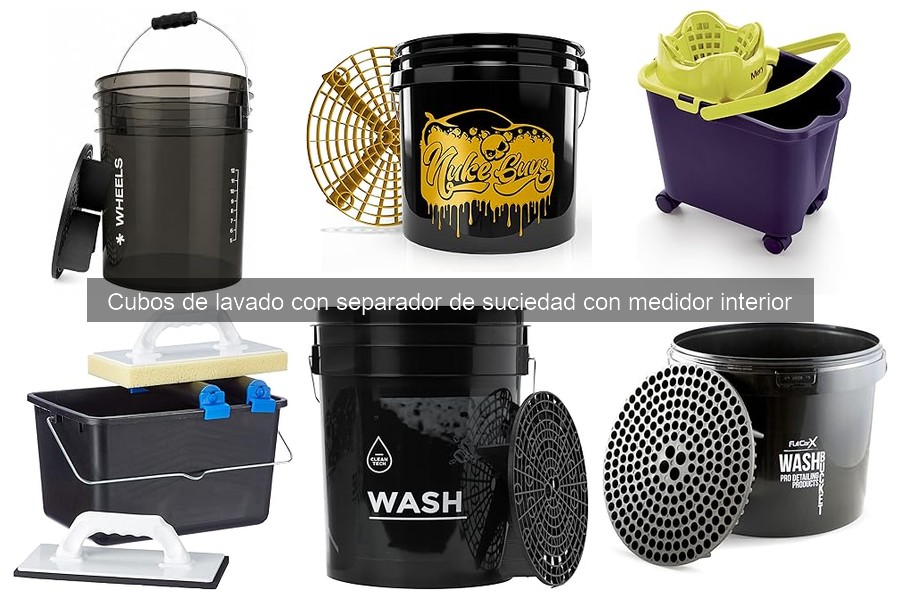 Cómo elegir el mejor cubo de lavado con separador de suciedad