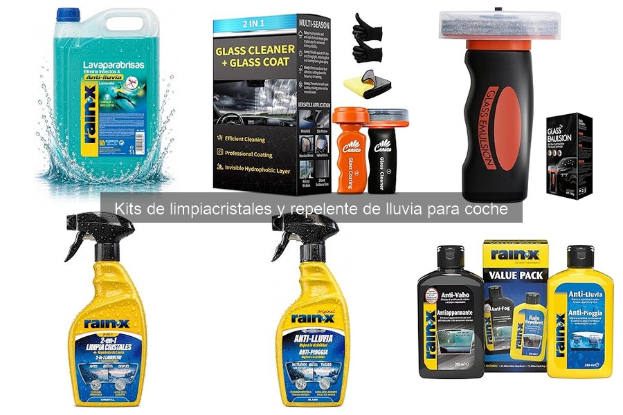 Cómo elegir el mejor kit de limpiacristales y repelente de lluvia