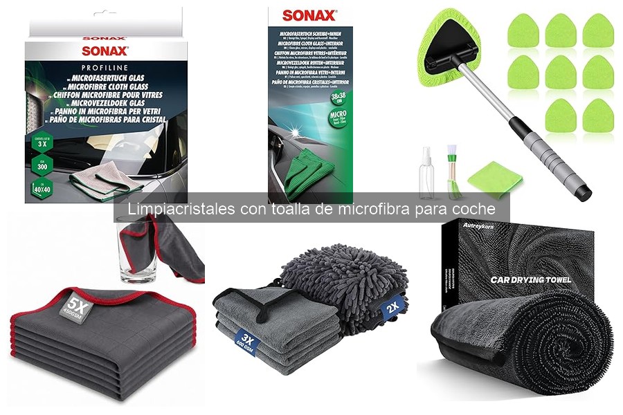 Cómo elegir el mejor limpiacristales de microfibra para tu coche
