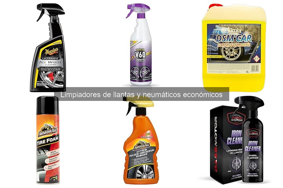 Cómo elegir el mejor limpiador de llantas y neumáticos