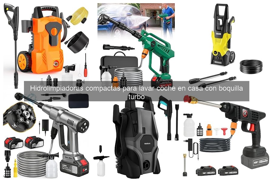 Cómo elegir la mejor hidrolimpiadora compacta para lavar tu coche