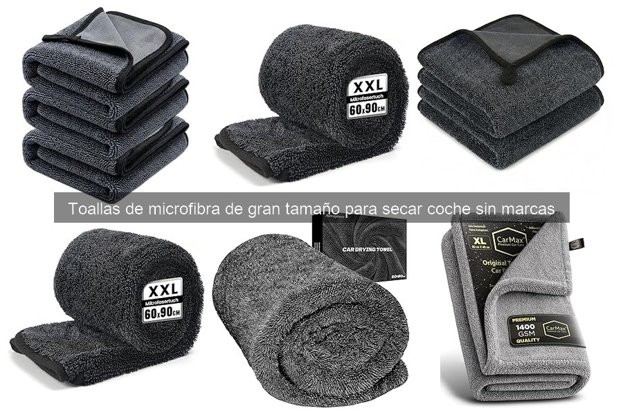 Cómo elegir la mejor toalla de microfibra grande para secar tu coche