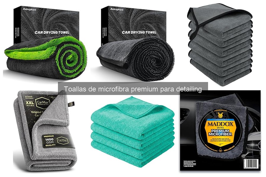 Cómo elegir la mejor toalla de microfibra premium para detailing