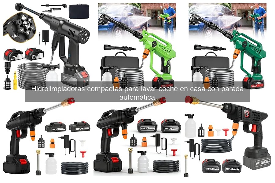 Cómo instalar y usar una hidrolimpiadora compacta para coche