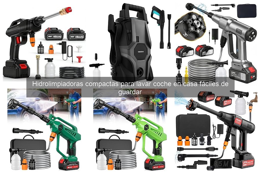 Cómo lavar tu coche con una hidrolimpiadora compacta