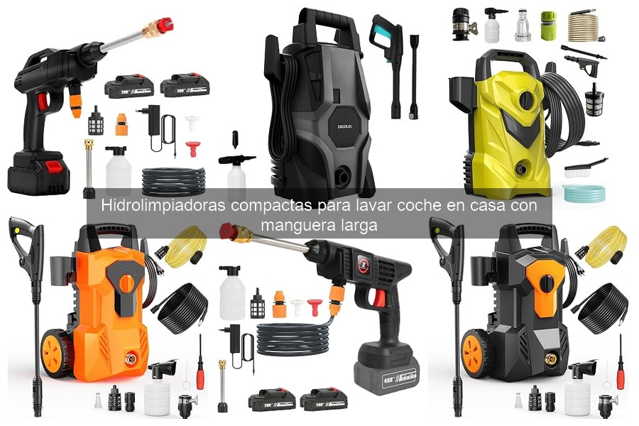 Cómo limpiar y mantener tu hidrolimpiadora compacta