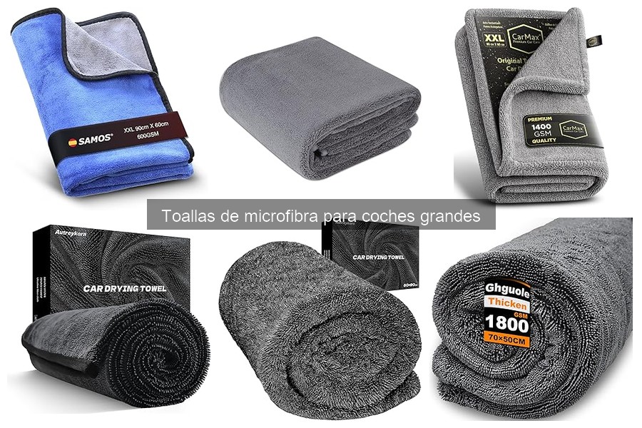 Cómo mantener y cuidar toallas de microfibra para coches grandes