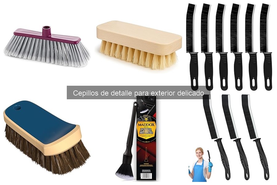 Cómo usar cepillos de detalle para exterior delicado en 2026