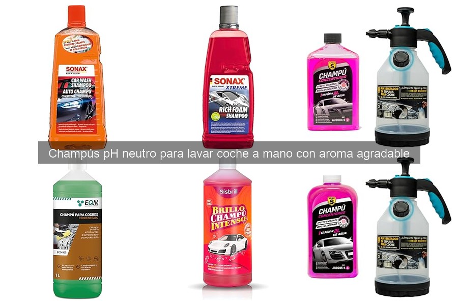 Cómo usar correctamente un champú pH neutro para tu coche