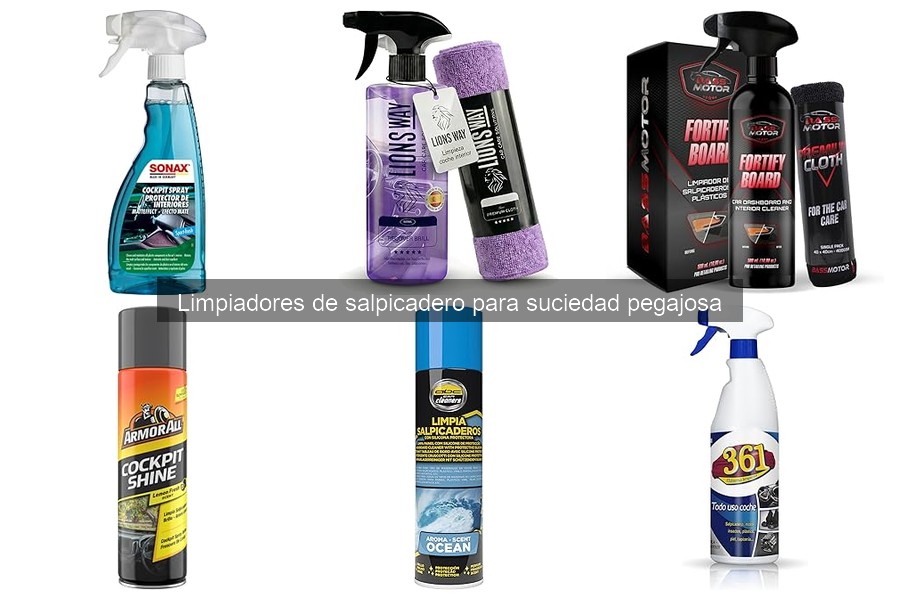 Cómo usar correctamente un limpiador de salpicadero