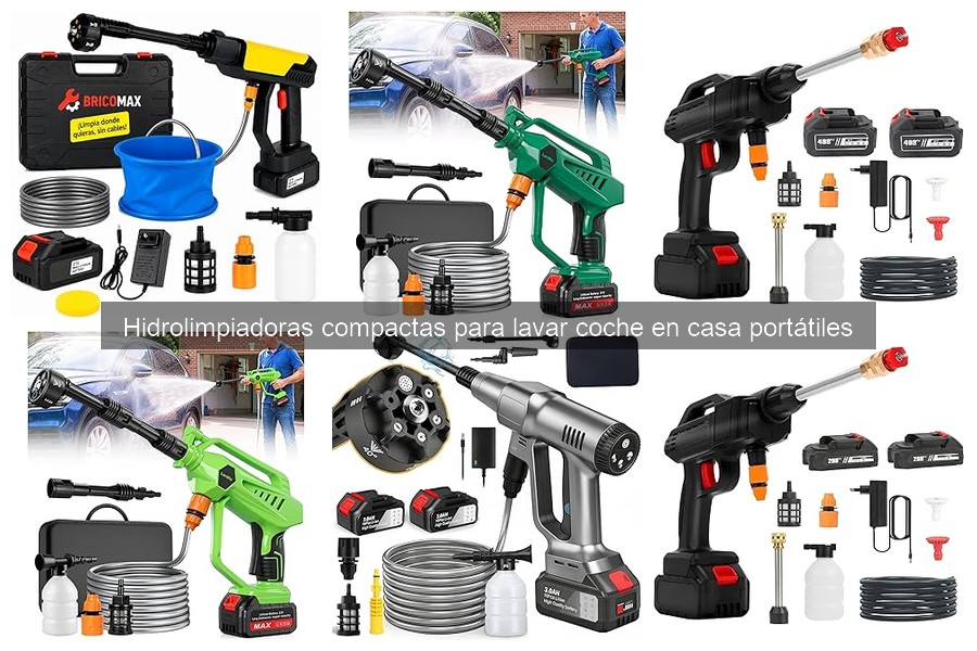 Cómo usar correctamente una hidrolimpiadora compacta para tu coche