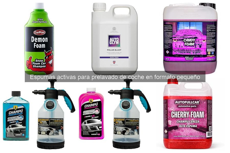 Cómo usar espuma activa para prelavado de coche correctamente