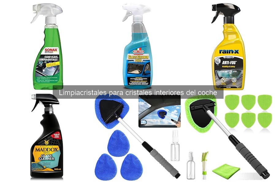 Cómo usar limpiacristales en interiores de coche correctamente