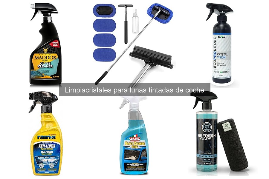 Cómo usar limpiacristales en lunas tintadas sin dañarlas