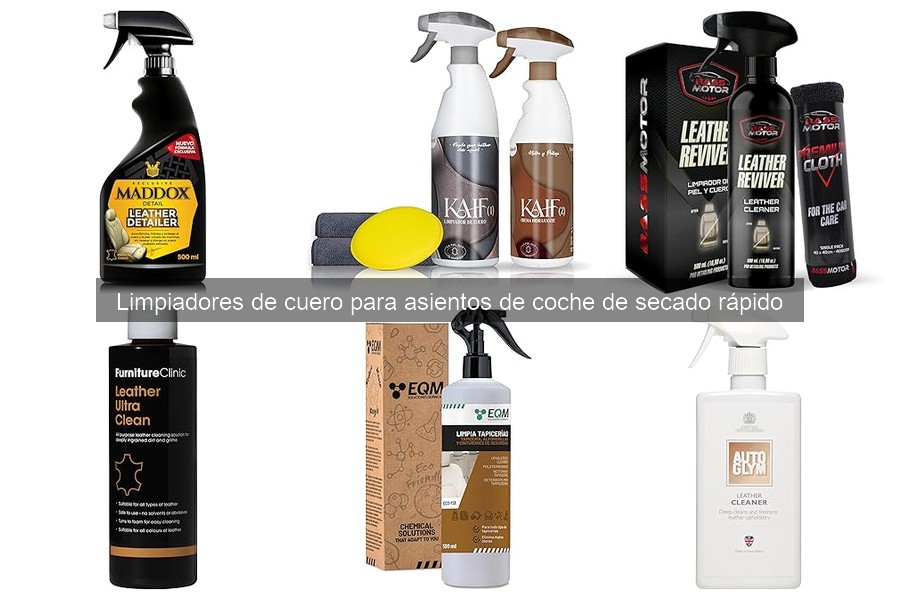 Cómo usar limpiadores de cuero para asientos de coche
