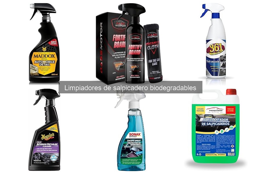 Cómo usar limpiadores de salpicadero biodegradables correctamente