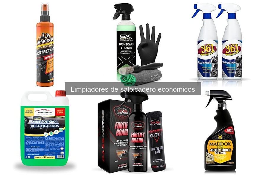 Cómo usar limpiadores de salpicadero económicos correctamente