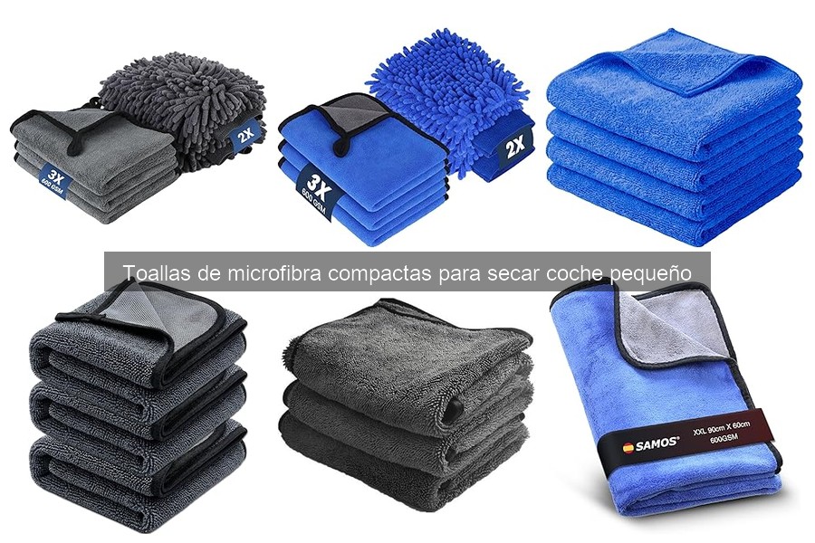 Cómo usar toallas de microfibra compactas para secar tu coche