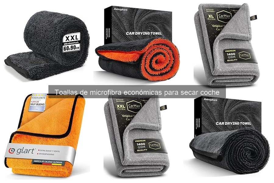 Cómo usar toallas de microfibra para secar el coche eficazmente