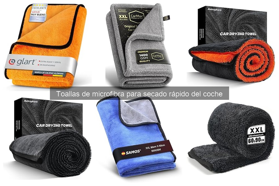 Cómo usar toallas de microfibra para secar tu coche eficazmente