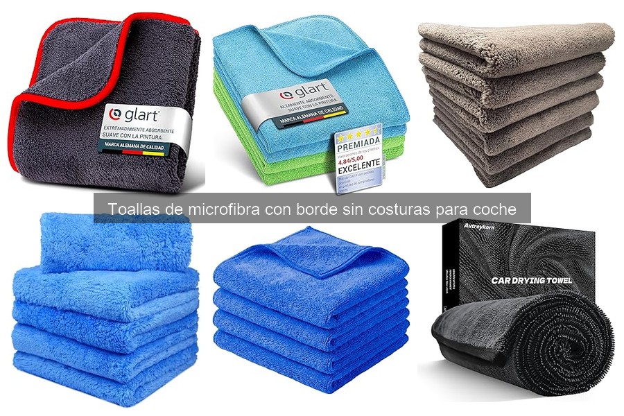 Cómo usar toallas de microfibra sin costuras para limpiar el coche