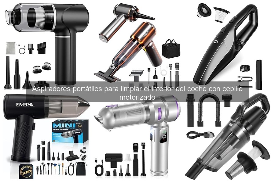 Cómo usar un aspirador portátil con cepillo motorizado