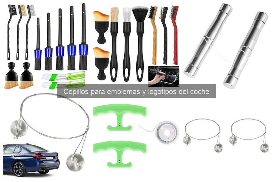 Cómo usar un cepillo para emblemas del coche correctamente
