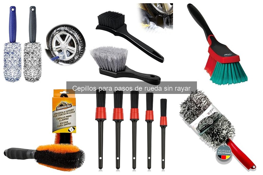 Cómo usar un cepillo para pasos de rueda sin rayar