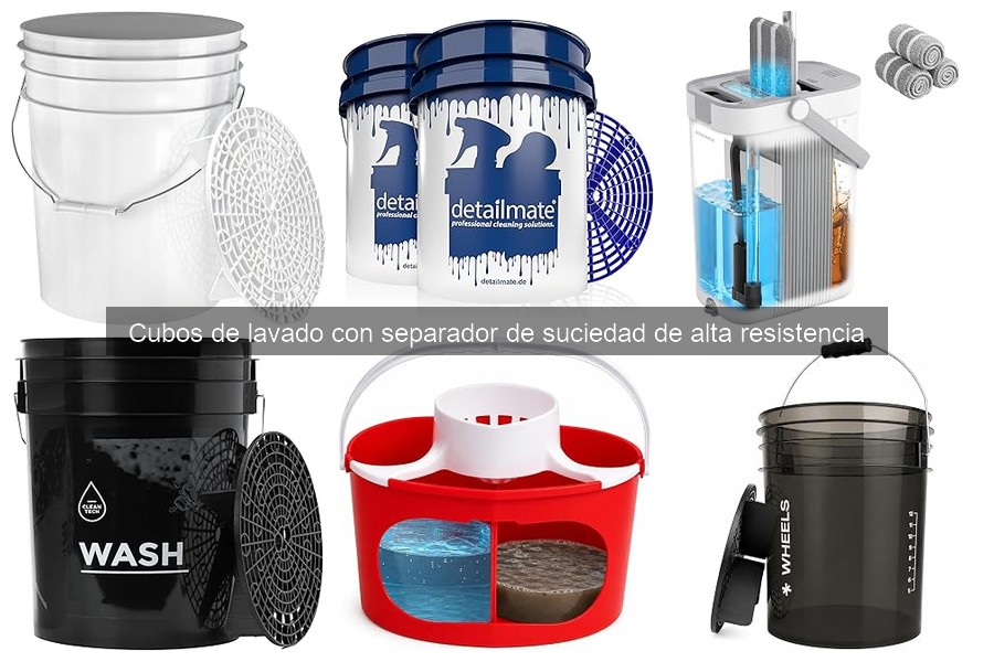 Cómo usar un cubo de lavado con separador de suciedad