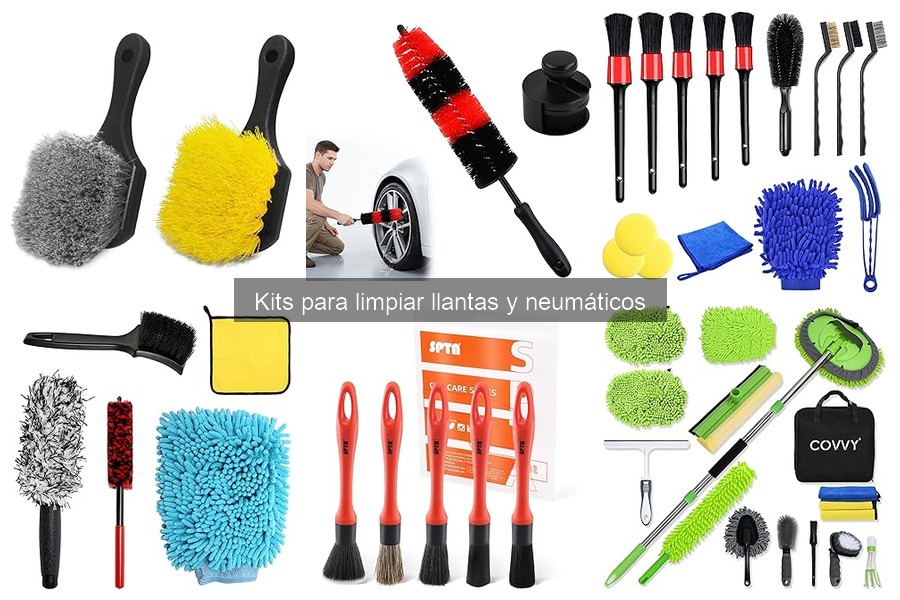 Cómo usar un kit de limpieza de llantas y neumáticos correctamente